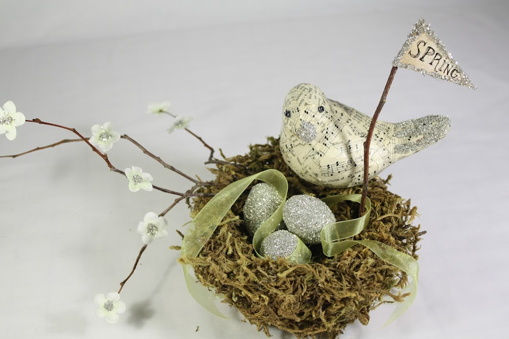 How To Make a Decoupage Spring Birds Nest